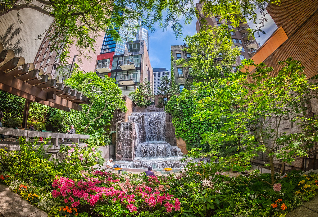 Greenacre Park é um paraíso em Manhattan – Nova York NYC